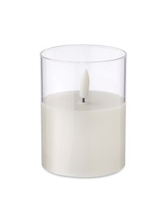 XANDLE+ LED wax candle in glass holder