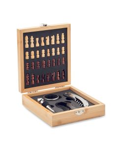CHESSET Chess board wine set