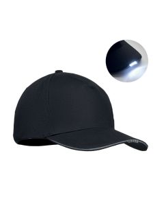 LUZCAP 5 panel LED cotton cap 220gr/m²