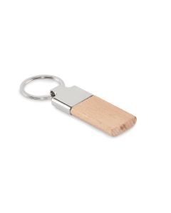 LLAVING Key ring with rubber wood