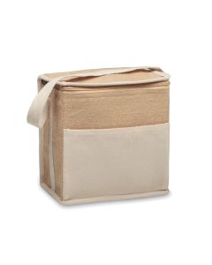 LONA Jute and canvas cooler bag 3L