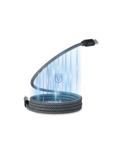 BRAID Braided magnetic cable in RPET