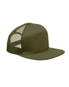 BEAD 7 panel flat visor cap