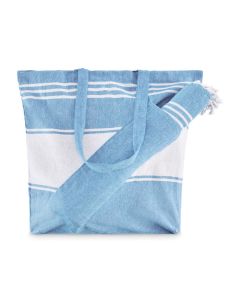 HUMMUM Beach bag with hammam towel