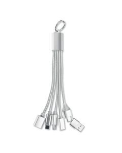 HUBLUE 5-in-1 charging cable keyring