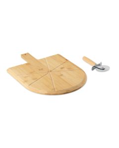 NAPOLITANA Bamboo pizza board & cutter