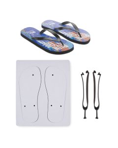 DO MEL Beach Flip Flops Size L fits 40-43