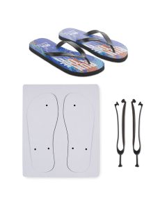 DO MEL Beach Flip Flops Size XL fits 41-44