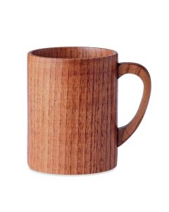 TRAVIS Natural Oak Wooden Mug