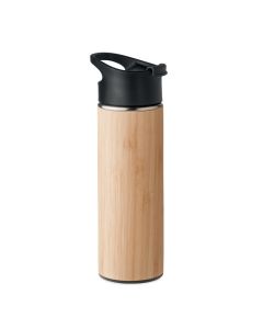NANDA Bamboo Vacuum Flask With Grip Lid