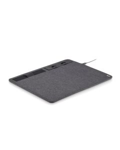 SUPERPAD RPET Recycled Mouse Mat With Wireless Charger
