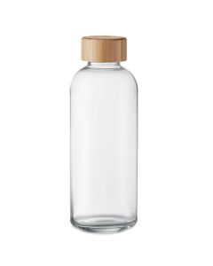 FRISIAN Glass Bottle With Bamboo Lid 650ml