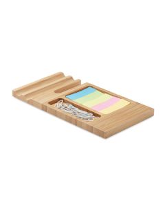TREVIS Bamboo Desk Organiser And Phone Stand