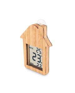HISA House Shaped Bamboo Weather Station