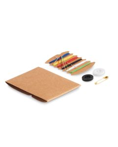 COMPACT Travel Sewing Kit In Kraft Card Box