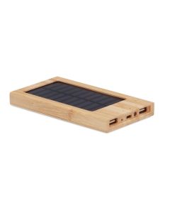 ARENA SOLAR Powered Bamboo Power Bank 4000 mAh