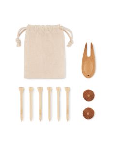 DORMIE Eco Bamboo Golf Accessories Set In Organic Gift Bag