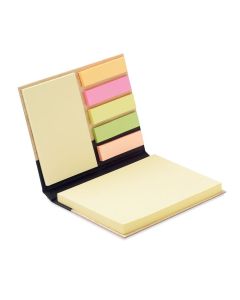 VISIONBAM Sticky Memo Notes And Page Markers With Bamboo Cover