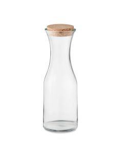 Recycled Glass Carafe With Cork Lid 1L PICCA