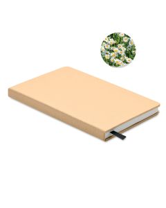 GROW A5 recycled page notebook Beige