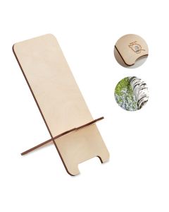 GROUW STAND Wood Phone Stand With Birch Tree Seeds