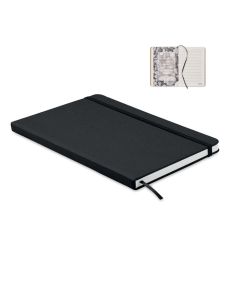 STEIN A5 notebook recycled carton Black