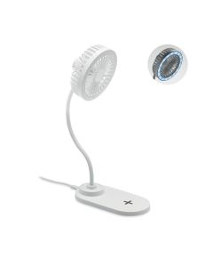 VIENTO Desktop charger fan with light