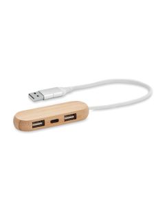 VINA C 3 Port USB Hub With Dual Input