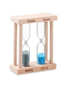 BI - Set of 2 Wooden Sand Timers