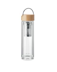 BATAMI Double wall glass bottle 400ml