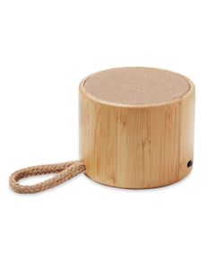 COOL Round bamboo wireless speaker