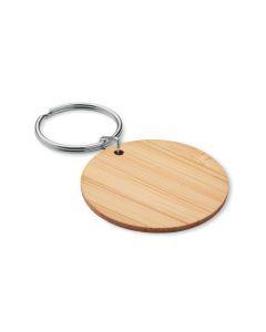 ROUNDBOO Round bamboo key ring