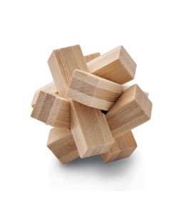 CUBENATS Bamboo brain teaser star shape