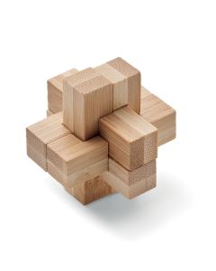 SQUARENATS Bamboo Brain Teaser Puzzle