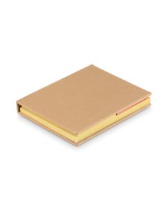 RECYCLO Memo Pad And Sticky Notes In Recycled Cover