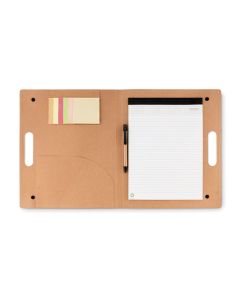 ALBERTA Eco Recycled Conference Folder With Notepad And Sticky Notes