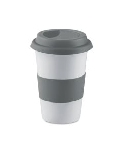 TRIBECA Ceramic Take Out Mug With Lid