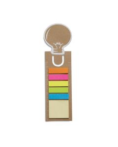 IDEA Recycled Bookmark With Coloured Sticky Notes Page Markers
