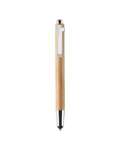 BYRON Bamboo Stylus Pen With Chrome Fittings