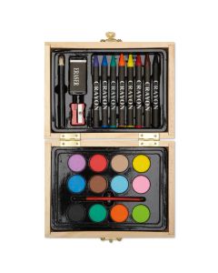 BEAU Painting And Colouring Set In Wooden Box