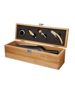 TARDOR Eco Bamboo Wine Gift Box With Accessories
