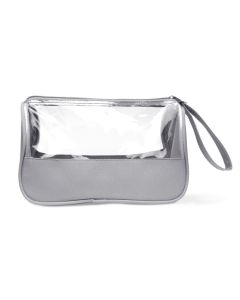 PLAS Toiletry Cosmetic Bag With Transparent Panel
