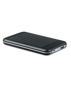 SOLARFLAT 4000 mAH solar powerbank Black