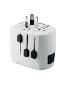 SKROSS Three Pole Travel Adaptor With USB Charger