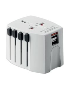 SKROSS Compact World Travel Adaptor With USB