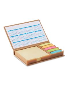 MEMOCALENDAR Sticky Notes And Memo Dispenser With Calendar