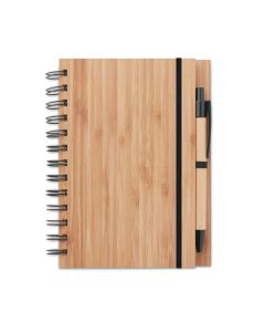 BAMBLOC Bamboo Notebook With Matching Pen 