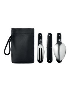 3 SERVICE 3-piece camping utensils set