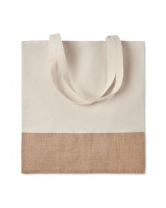 INDIA TOTE Eco Jute And Cotton Shopping Bag