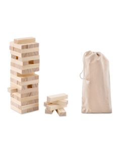 PISA Wooden Toppling Tower Brick Game
